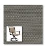 Two piece patio chair slings.