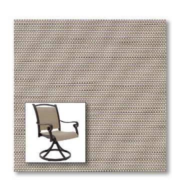Two piece patio chair slings.