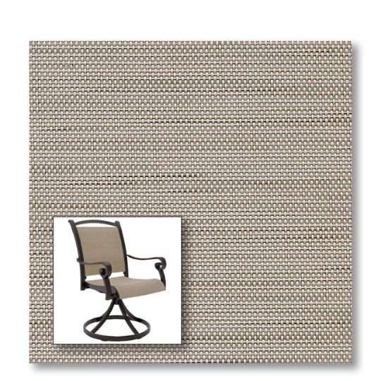 Two piece patio chair slings.