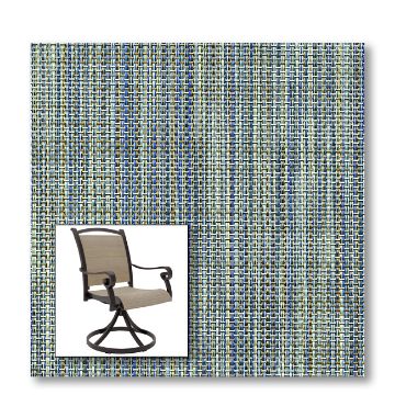 Two piece patio chair slings.