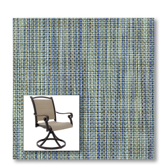 Two piece patio chair slings.