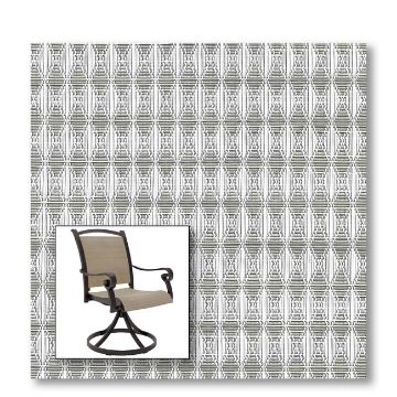 Two piece patio chair slings.