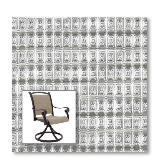 Two piece patio chair slings.