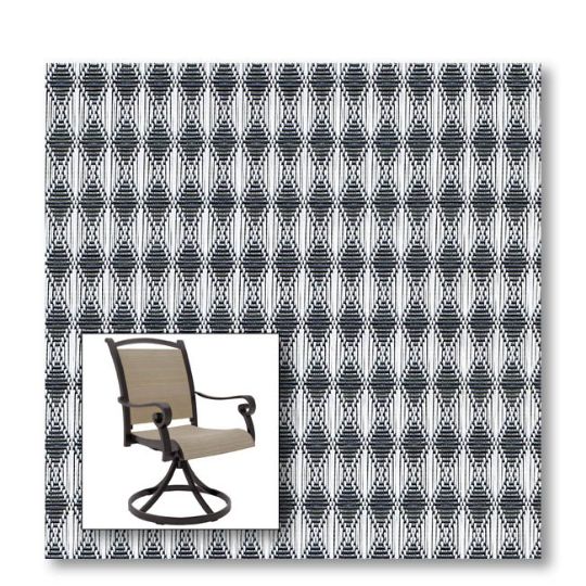 Two piece patio chair slings.