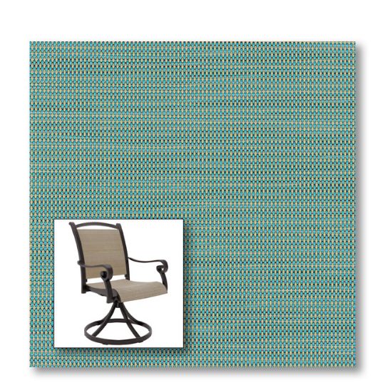 Two piece patio chair slings.