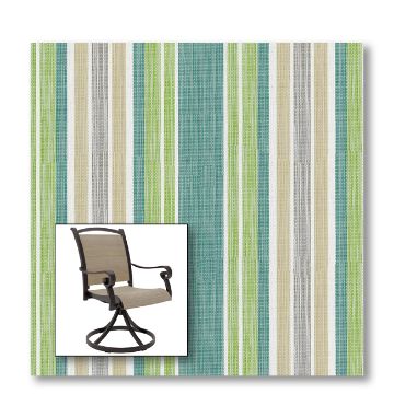 Two piece patio chair slings.