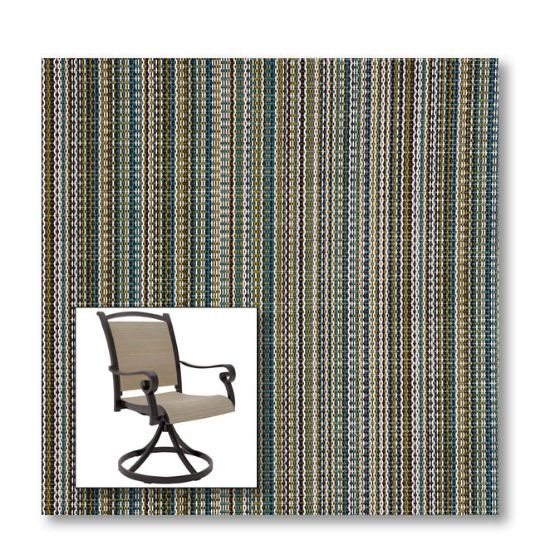Two piece patio chair slings.
