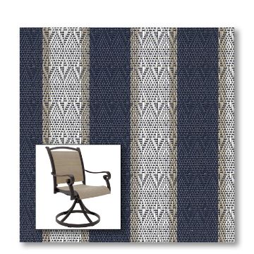 Two piece patio chair slings.