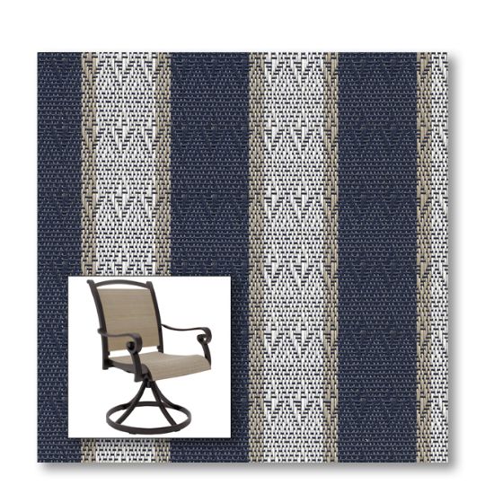 Two piece patio chair slings.