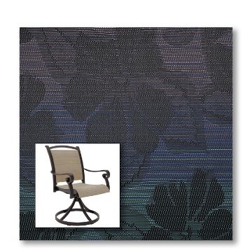 Two piece patio chair slings.
