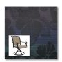 Two piece patio chair slings.