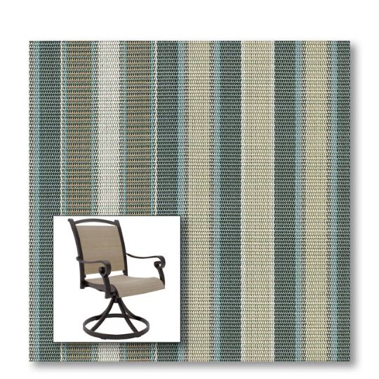 Two piece patio chair slings.
