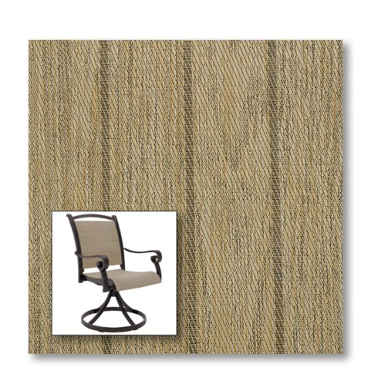 Two piece patio chair slings.