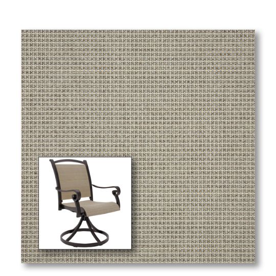 Two piece patio chair slings.