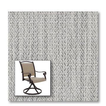 Two piece patio chair slings.