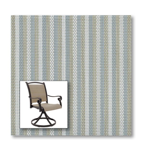 Two piece patio chair slings.