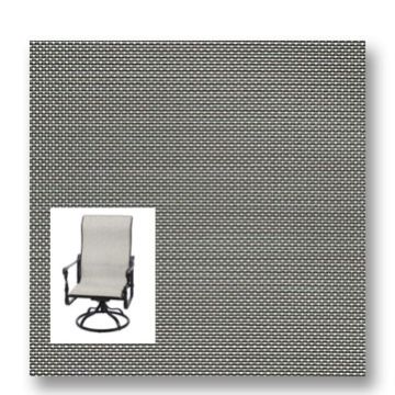 Twitchell Textilene Sunsure Aluminum Patio Chair Replacement Sling Fabric