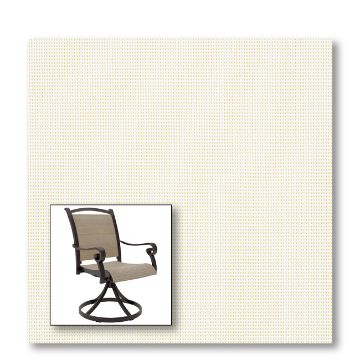 Two piece patio chair slings.