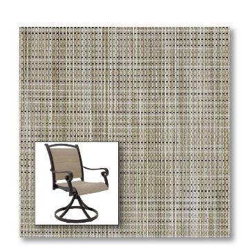 Two piece patio chair slings.
