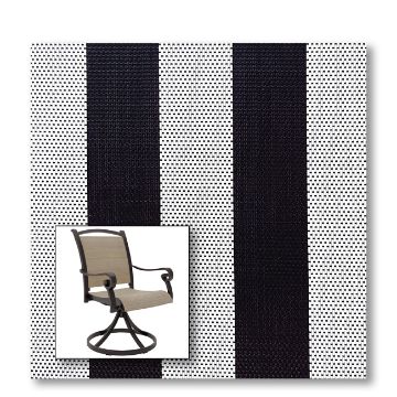 Two piece patio chair slings.