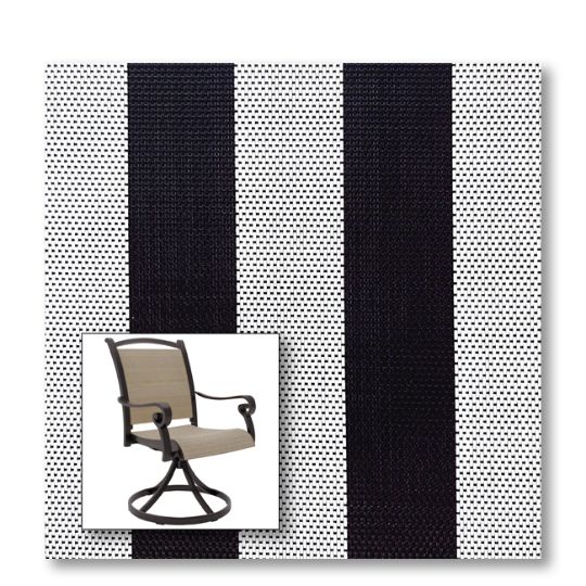 Two piece patio chair slings.