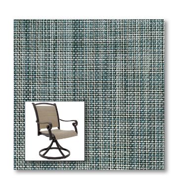 Two piece patio chair slings.