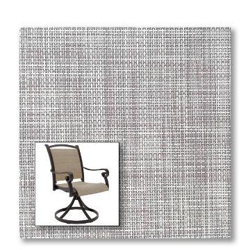 Two piece patio chair slings.