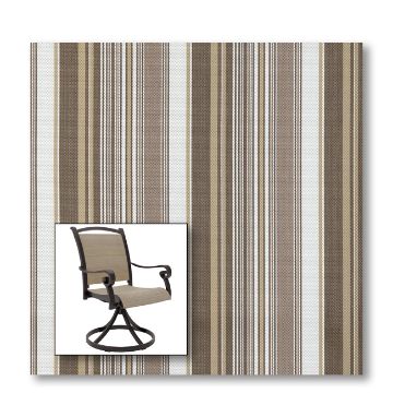 Two piece patio chair slings.