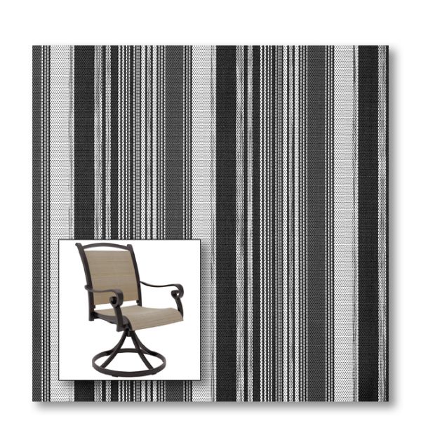 Two piece patio chair slings.