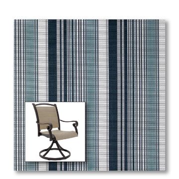 Two piece patio chair slings.