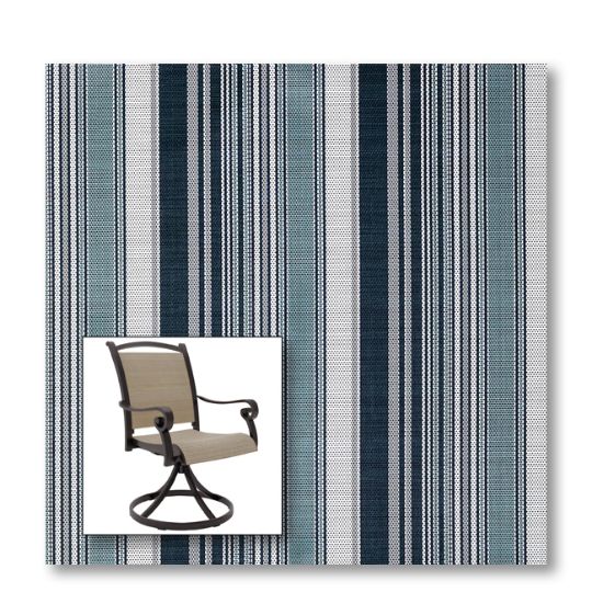 Two piece patio chair slings.