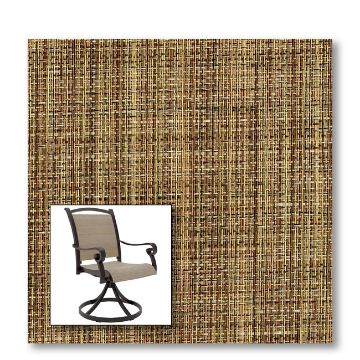 Two piece patio chair slings.