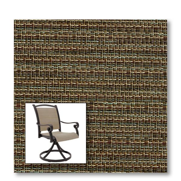 Two piece patio chair slings.