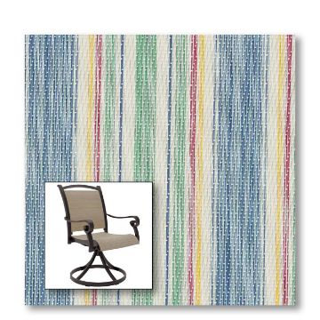 Two piece patio chair slings.