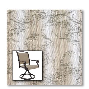 Two piece patio chair slings.