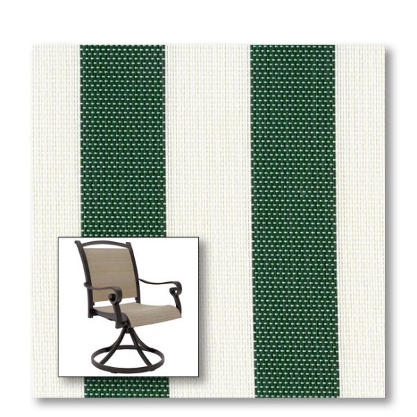 Two piece patio chair slings.