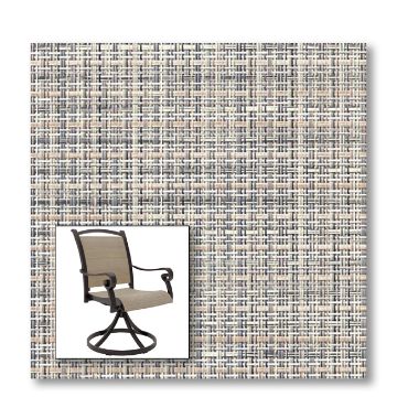 Two piece patio chair slings.