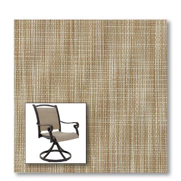 Two piece patio chair slings.