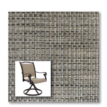 Two piece patio chair slings.