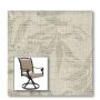 Two piece patio chair slings.