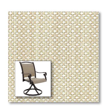 Two piece patio chair slings.