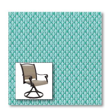 Two piece patio chair slings.