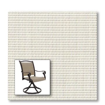 Two piece patio chair slings.