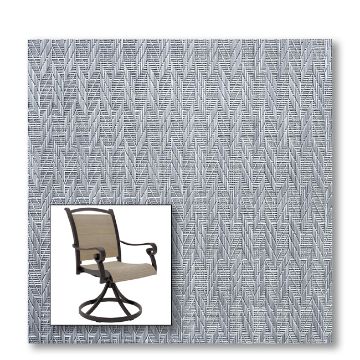 Two piece patio chair slings.