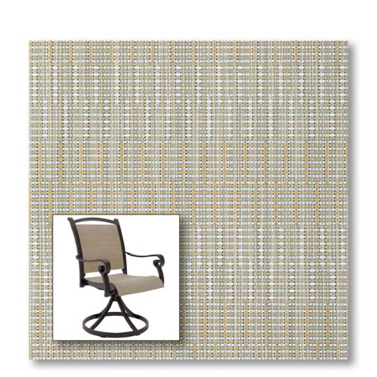 Two piece patio chair slings.