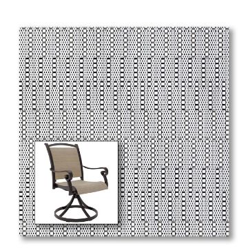 Two piece patio chair slings.