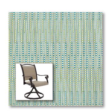 Two piece patio chair slings.