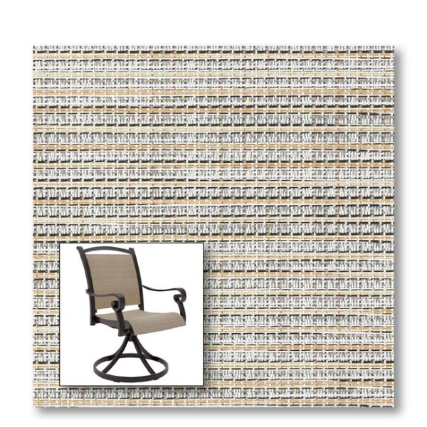 Two piece patio chair slings.