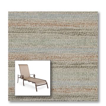 Two piece patio chair slings.