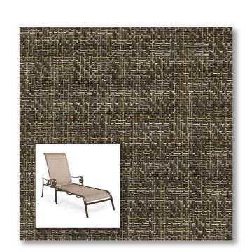 Two piece patio chair slings.